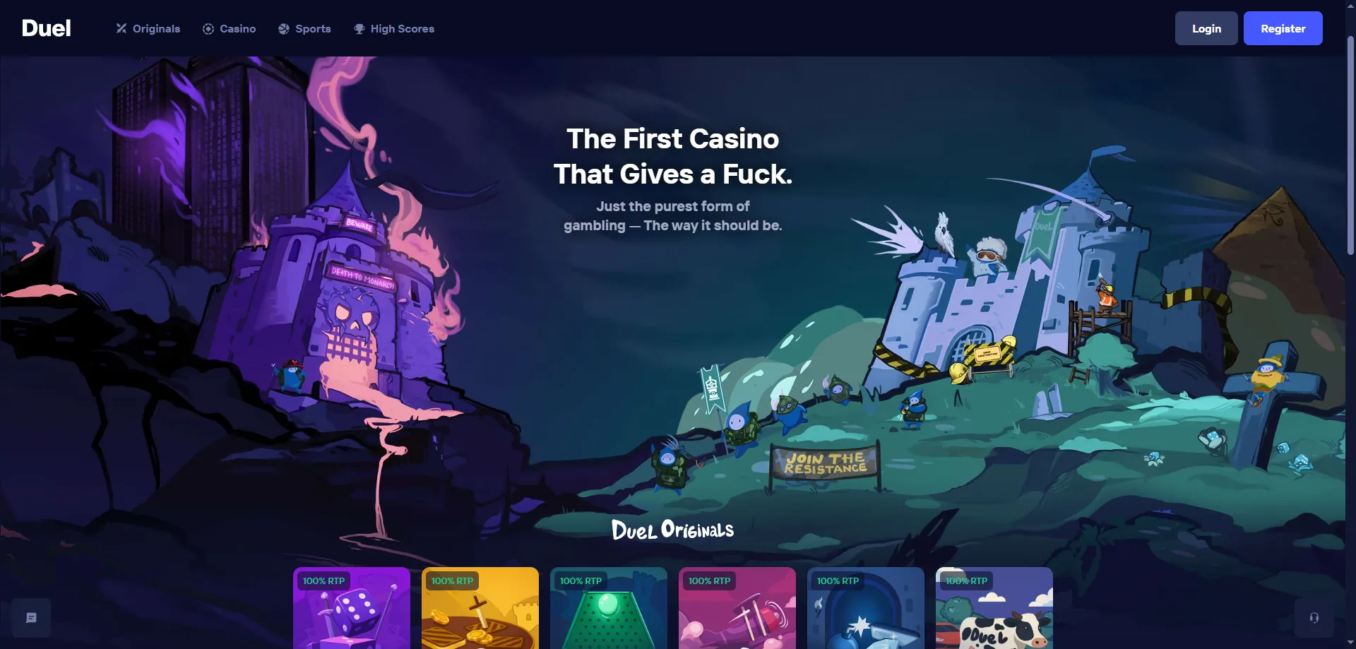 Duel Casino Brasil — visão geral da plataforma cripto provably fair